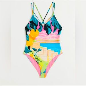 Narrow shoulder strap bodysuit H&M 1089355002